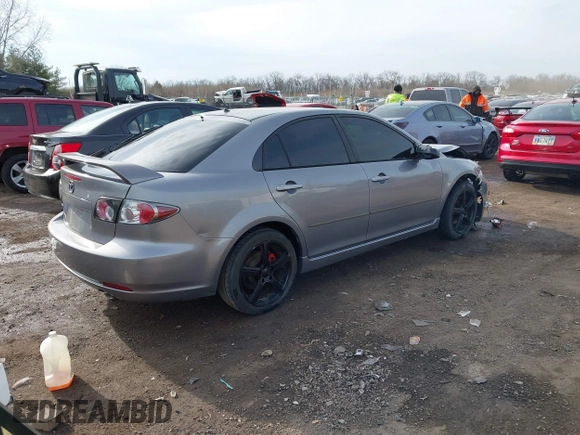 2007 Mazda 6 i Sport VE with VIN 1YVHP84C675M59624, listed as a IAAI auction lot 41832687 with 243,189 mi miles and . Bid and sale history available at DreamBid. Image 4.
