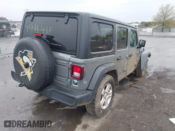 2021 Jeep Wrangler Unlimited Willys с VIN 1C4HJXDN4MW832099, выставлен на аукционе IAAI как лот 41994483 с пробегом 63 172 миль миль и . История ставок и продаж доступна на DreamBid. Изображение 4.