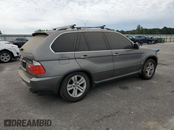 2006 BMW X5 4.4i with VIN 5UXFB53586LV24236, listed as a Copart auction lot 61552494 with 176,776 mi miles and Non Repairable. Bid and sale history available at carsss.com. Image 3.