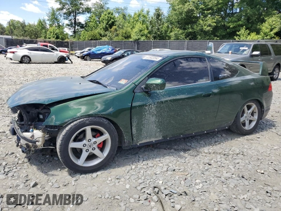 2004 Acura RSX with VIN JH4DC53864S017787, listed as a Copart auction lot 60592054 with 169,168 mi miles and Salvage Title. Bid and sale history available at carsss.com. Image 1.