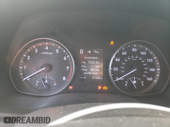 2018 Hyundai Elantra GT with VIN KMHH35LE9JU023264, listed as a Copart auction lot 73361834 with 67,320 mi miles and Salvage Title. Bid and sale history available at carsss.com. Image 9.