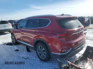 2019 Hyundai Santa Fe Limited with VIN 5NMS5CAD5KH075504, listed as a Copart auction lot 45567185 with 84,029 mi miles and Salvage Title. Bid and sale history available at carsss.com. Image 2.