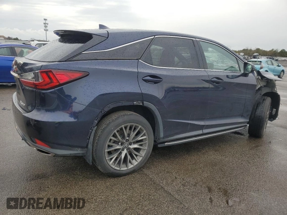 2020 Lexus RX with VIN 2T2SZMDA3LC256115, listed as a Copart auction lot 82783154 with 81,903 mi miles and Salvage Title. Bid and sale history available at carsss.com. Image 3.