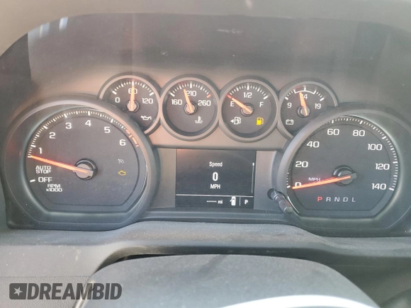 2023 Chevrolet Silverado 1500 Work Truck with VIN 3GCNAAED1PG293594, listed as a Copart auction lot 53402525 with 0 mi miles and Clean Title. Bid and sale history available at carsss.com. Image 9.