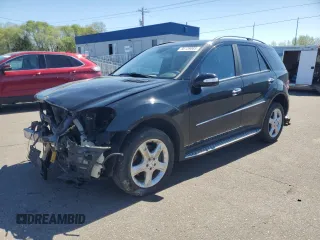 2008 Mercedes-Benz M 550 with VIN 4JGBB72E58A366137, listed as a Copart auction lot 56139065 with 180,311 mi miles and Salvage title. Bid and sale history available at DreamBid. Image 1.