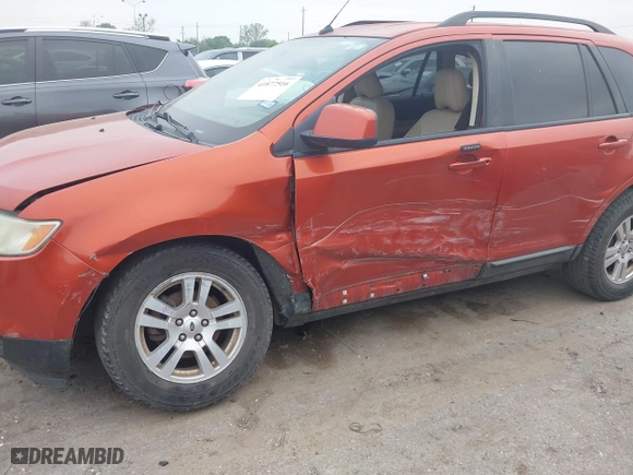 2008 Ford Edge SEL with VIN 2FMDK38C28BB09996, listed as a IAAI auction lot 41877516 with 188,960 mi miles. Bid and sale history available at carsss.com. Image 6.