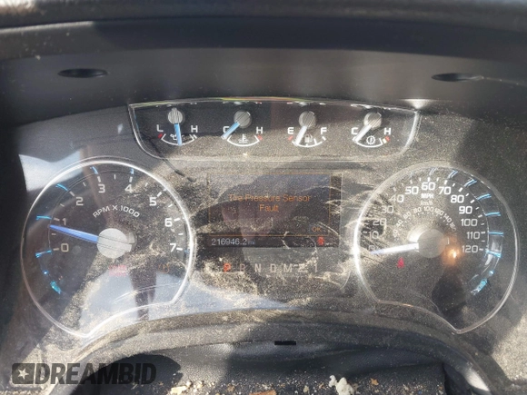 2011 Ford F-150 XL with VIN 1FTFW1EF1BFA05171, listed as a IAAI auction lot 41524808 with 216,946 mi miles. Bid and sale history available at carsss.com. Image 7.