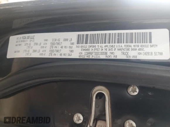 2016 Ram 1500 Express с VIN 1C6RR6FT2GS193596, выставлен на аукционе Copart как лот 57581285 с пробегом 223 075 миль миль и Чистый • Clean title. История ставок и продаж доступна на DreamBid. Изображение 12.