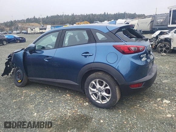 2019 Mazda CX-3 Touring z VIN JM1DKFC78K0414606, wystawiony jako Copart lot #56095515 z przebiegiem Nie podano mil oraz Szkoda całkowita • Salvage title. Historia ofert i sprzedaży dostępna na DreamBid. Obrazek 2.