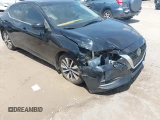 2020 Nissan Sentra SV with VIN 3N1AB8CV3LY303338, listed as a IAAI auction lot 42740336 with 87,010 mi miles and . Bid and sale history available at DreamBid. Image 1.