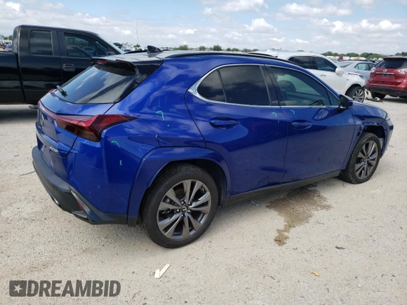 2023 Lexus UX 250h F Sport z VIN JTHB6JBH2P2145568, wystawiony jako Copart lot #70026744 z przebiegiem 52 667 mil mil oraz Nie do naprawy • Non repairable. Historia ofert i sprzedaży dostępna na DreamBid. Obrazek 3.