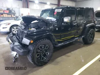 2017 Jeep Wrangler Unlimited Sahara z VIN 1C4BJWEG3HL646710, wystawiony jako Copart lot #51066645 z przebiegiem Nie podano mil oraz Szkoda całkowita • Salvage title. Historia ofert i sprzedaży dostępna na DreamBid. Obrazek 1.