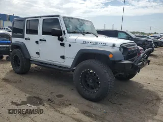 2017 Jeep Wrangler Unlimited Rubicon Recon with VIN 1C4BJWFG5HL511601, listed as a Copart auction lot 62656715 with 86,465 mi miles and Salvage title. Bid and sale history available at DreamBid. Image 4.