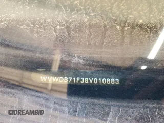 2008 Volkswagen Eos 3.2L with VIN WVWDB71F38V010883, listed as a Copart auction lot 46169745 with 189,772 mi miles and Salvage Title. Bid and sale history available at DreamBid. Image 13.