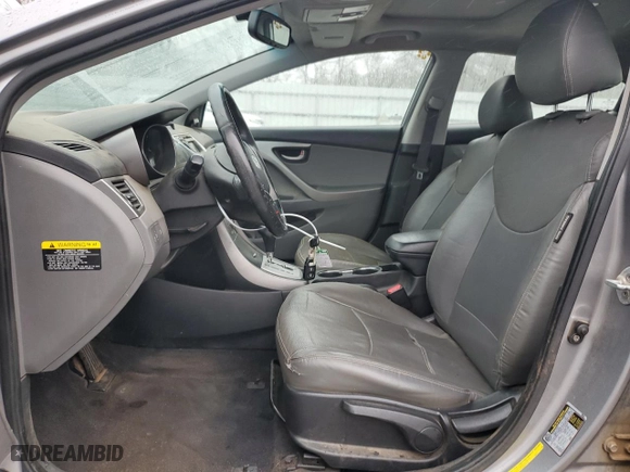 2012 Hyundai Elantra GLS with VIN KMHDH4AEXCU205877, listed as a Copart auction lot 41737745 with 259,154 mi miles and Salvage Title. Bid and sale history available at carsss.com. Image 7.