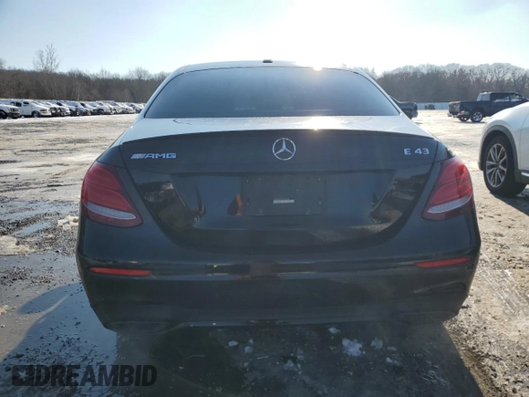 2017 Mercedes-Benz E-Class AMG E 43 with VIN WDDZF6EB8HA209906, listed as a Copart auction lot 42170265 with 88,824 mi miles and Salvage Title. Bid and sale history available at carsss.com. Image 6.
