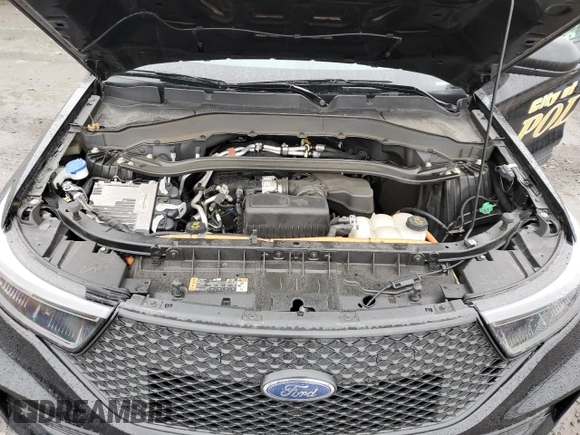 2022 Ford Police Interceptor Utility z VIN 1FM5K8AW3NNA11503, wystawiony jako Copart lot #48312055 z przebiegiem 22 219 mil mil oraz Szkody całkowita. Historia ofert i sprzedaży dostępna na DreamBid. Obrazek 11.