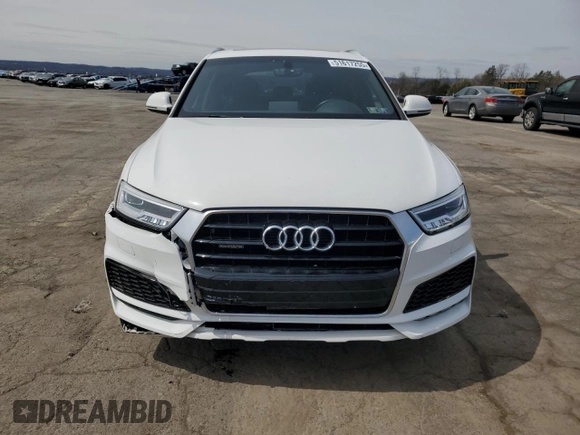 2018 Audi Q3 Premium Plus with VIN WA1JCCFS9JR016968, listed as a Copart auction lot 51617255 with 39,091 mi miles and Salvage Title. Bid and sale history available at carsss.com. Image 5.