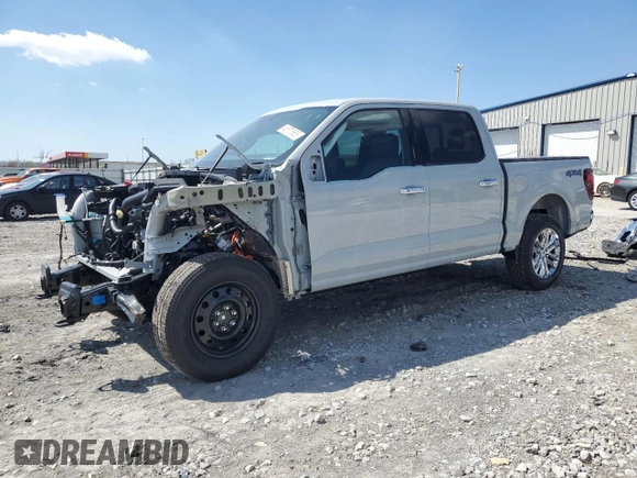 2024 Ford F-150 XLT with VIN 1FTFW3L57RKE90326, listed as a Copart auction lot 46570685 with 919 mi miles and Salvage Title. Bid and sale history available at carsss.com. Image 1.