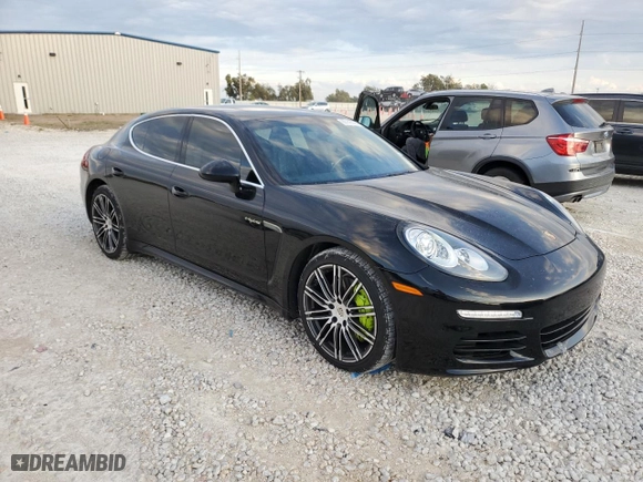 2016 Porsche Panamera S Hybrid with VIN WP0AD2A76GL040348, listed as a Copart auction lot 80143074 with 65,225 mi miles and Clean Title. Bid and sale history available at carsss.com. Image 4.