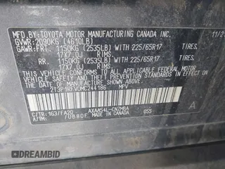 2021 Toyota RAV4 XLE with VIN 2T3P1RFV0MC244186, listed as a IAAI auction lot 41557771 with 33,205 mi miles and . Bid and sale history available at DreamBid. Image 9.
