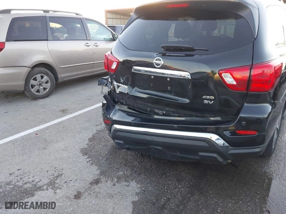 2019 Nissan Pathfinder SV with VIN 5N1DR2MM0KC623731, listed as a IAAI auction lot 40890326 with 110,608 mi miles. Bid and sale history available at carsss.com. Image 19.