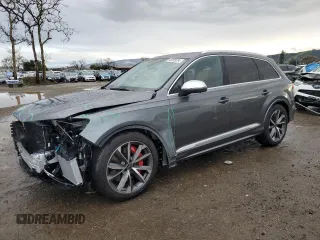 2023 Audi SQ7 Prestige with VIN WA1VWBF71PD016242, listed as a Copart auction lot 45599284 with 3,569 mi miles and . Bid and sale history available at DreamBid. Image 1.