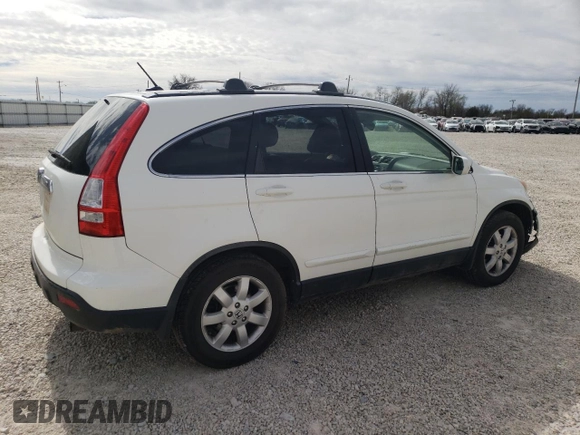 2007 Honda CR-V EX-L with VIN JHLRE48797C059772, listed as a Copart auction lot 50582785 with 255,581 mi miles and Salvage Title. Bid and sale history available at carsss.com. Image 3.