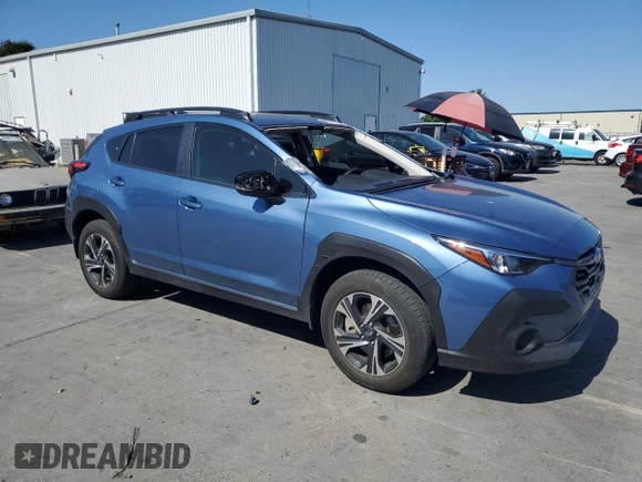 2024 Subaru Crosstrek Premium with VIN JF2GUADC0RH270844, listed as a Copart auction lot 63637165 with 13,767 mi miles and Salvage title. Bid and sale history available at DreamBid. Image 4.