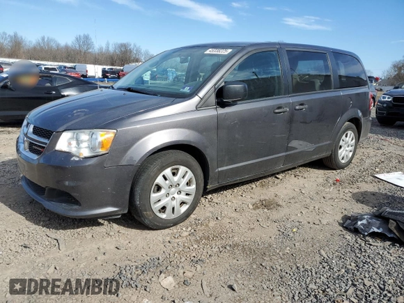 2019 Dodge Grand Caravan SE with VIN 2C4RDGBG0KR754698, listed as a Copart auction lot 45338225 with 152,537 mi miles and Salvage Title. Bid and sale history available at DreamBid. Image 1.