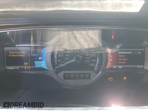 2013 Ford Taurus Limited with VIN 1FAHP2F85DG225363, listed as a Copart auction lot 56127255 with 128,660 mi miles and Salvage title. Bid and sale history available at DreamBid. Image 9.