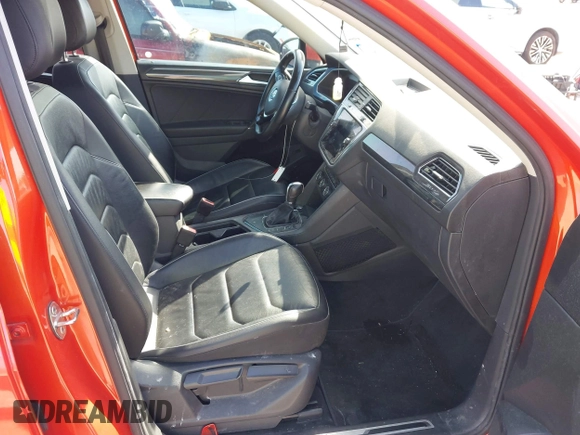 2018 Volkswagen Tiguan SEL Premium with VIN 3VV5B7AX8JM116146, listed as a IAAI auction lot 41738184 with 163,731 mi miles and . Bid and sale history available at DreamBid. Image 5.
