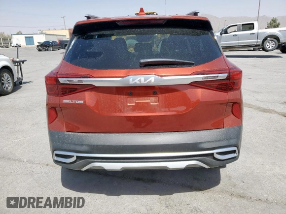 2023 Kia Seltos S with VIN KNDEU2AAXP7373786, listed as a Copart auction lot 57609165 with 6,524 mi miles and Clean title. Bid and sale history available at DreamBid. Image 6.