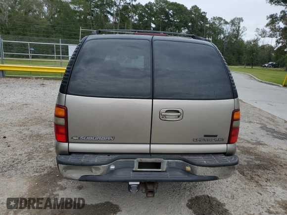 2001 Chevrolet Suburban LT with VIN 3GNEC16T81G165920, listed as a Copart auction lot 74528454 with 275,334 mi miles and Salvage Title. Bid and sale history available at carsss.com. Image 6.