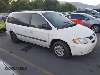 2002 Dodge Caravan Sport with VIN 2B4GP443X2R708817, listed as a IAAI auction lot 42814228 with 220,498 mi miles and . Bid and sale history available at DreamBid. Image 1.