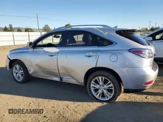 2010 Lexus RX 450h with VIN JTJBC1BA0A2008842, listed as a Copart auction lot 86875184 with 202,885 mi miles and Salvage title. Bid and sale history available at DreamBid. Image 2.