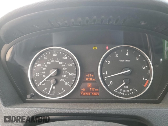 2012 BMW X5 35i z VIN 5UXZV4C56CL749152, wystawiony jako Copart lot #59525155 z przebiegiem 110 773 mil mil oraz Szkoda całkowita • Salvage title. Historia ofert i sprzedaży dostępna na DreamBid. Obrazek 9.