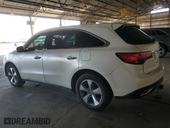 2014 Acura MDX with VIN 5FRYD3H29EB009995, listed as a Copart auction lot 71773354 with 168,839 mi miles and Salvage Title. Bid and sale history available at carsss.com. Image 2.