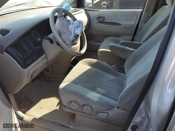 2001 Mazda MPV DX with VIN JM3LW28G410200381, listed as a Copart auction lot 84687694 with 0 mi miles and Salvage Title. Bid and sale history available at carsss.com. Image 7.