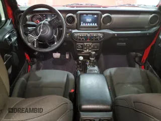 2019 Jeep Wrangler Unlimited Sport S with VIN 1C4HJXDG2KW646608, listed as a Copart auction lot 58535105 with 111,230 mi miles and Salvage title. Bid and sale history available at DreamBid. Image 8.