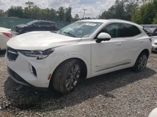 2021 Buick Envision Avenir with VIN LRBFZRR41MD122678, listed as a Copart auction lot 43330185 with 0 mi miles and Salvage Title. Bid and sale history available at carsss.com. Image 1.