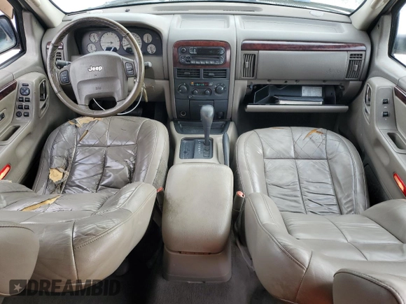 2002 Jeep Grand Cherokee Limited with VIN 1J4GX58S72C139972, listed as a Copart auction lot 47767395 with 163,395 mi miles and Salvage Title. Bid and sale history available at DreamBid. Image 8.