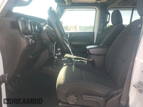 2019 Jeep Wrangler Unlimited Sport S with VIN 1C4HJXDG5KW505886, listed as a Copart auction lot 60511425 with 16,107 mi miles and Salvage title. Bid and sale history available at DreamBid. Image 7.