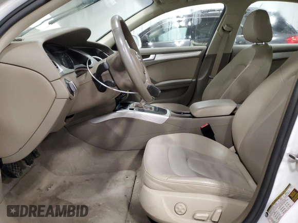 2012 Audi A4 Premium with VIN WAUDFAFL9CA116509, listed as a Copart auction lot 87461174 with 104,326 mi miles and Non Repairable. Bid and sale history available at carsss.com. Image 7.