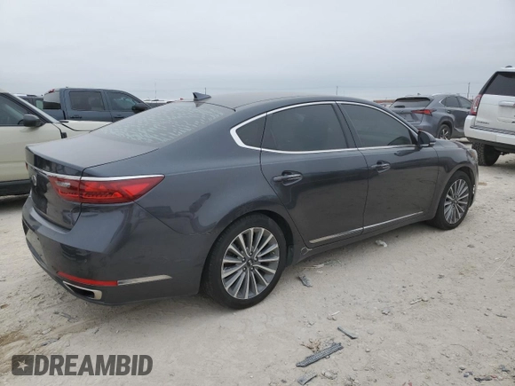 2017 Kia Cadenza Premium with VIN KNALC4J16H5057334, listed as a Copart auction lot 43072455 with 121,780 mi miles and Clean Title. Bid and sale history available at carsss.com. Image 3.