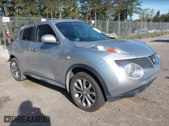 2012 Nissan Juke SL with VIN JN8AF5MV5CT109342, listed as a IAAI auction lot 42025173 with 163,104 mi miles. Bid and sale history available at carsss.com. Image 1.