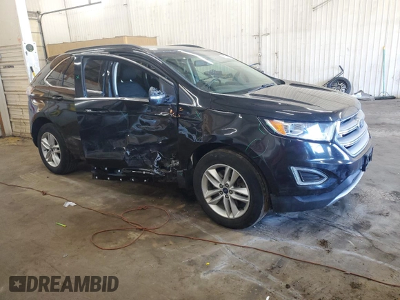 2015 Ford Edge SEL with VIN 2FMTK4J92FBC24398, listed as a Copart auction lot 46576435 with 71,763 mi miles and Salvage Title. Bid and sale history available at carsss.com. Image 4.