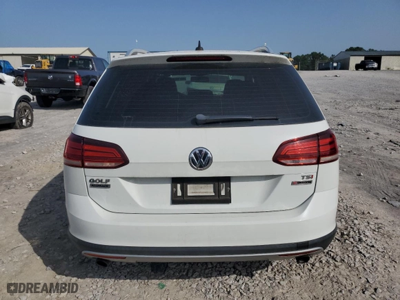 2018 Volkswagen Golf Alltrack S with VIN 3VWH17AU8JM764006, listed as a Copart auction lot 65767454 with 51,058 mi miles and Salvage Title. Bid and sale history available at carsss.com. Image 6.