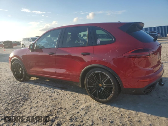 2017 Porsche Cayenne Turbo with VIN WP1AC2A26HLA92747, listed as a Copart auction lot 73829274 with 44,820 mi miles and Salvage title. Bid and sale history available at DreamBid. Image 2.