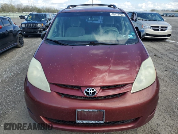 2006 Toyota Sienna CE with VIN 5TDZA23C16S531736, listed as a Copart auction lot 55178755 with 209,823 mi miles and Clean Title. Bid and sale history available at carsss.com. Image 5.